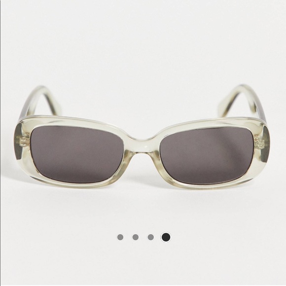 ASOS Weekday Square clear acetate sunglasses - Picture 2 of 5